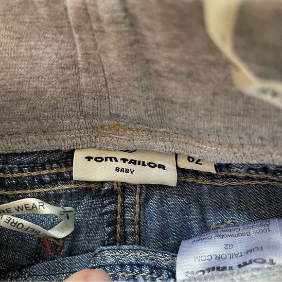 Tom Tailor Baby Girl Wide Leg Jeans Size 3 Months with Pockets - Picture 2 of 7